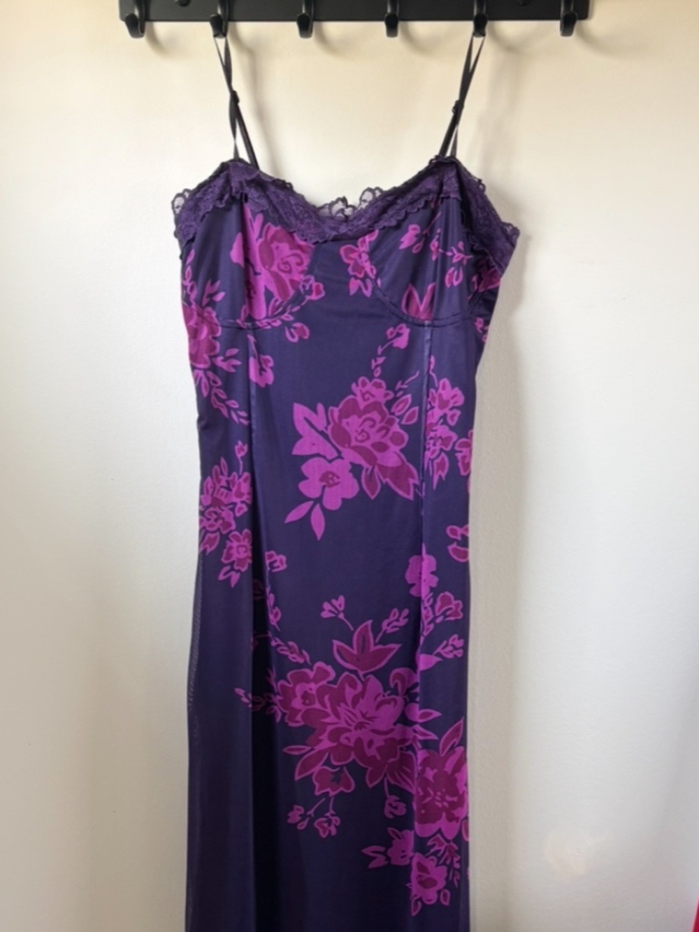 Gorgeous Grape Floral Maxi Dress